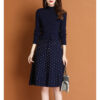 Knitted Shirt Dress - Mid-Length - Image 2