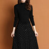 Knitted Shirt Dress - Mid-Length - Image 5