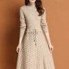 Knitted Shirt Dress - Mid-Length - Image 3